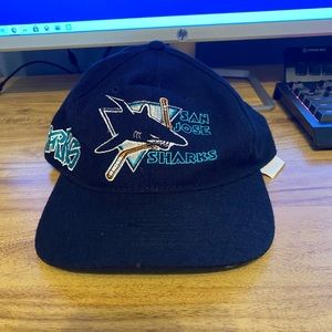 Vintage San Jose Sharks Snapback Hat